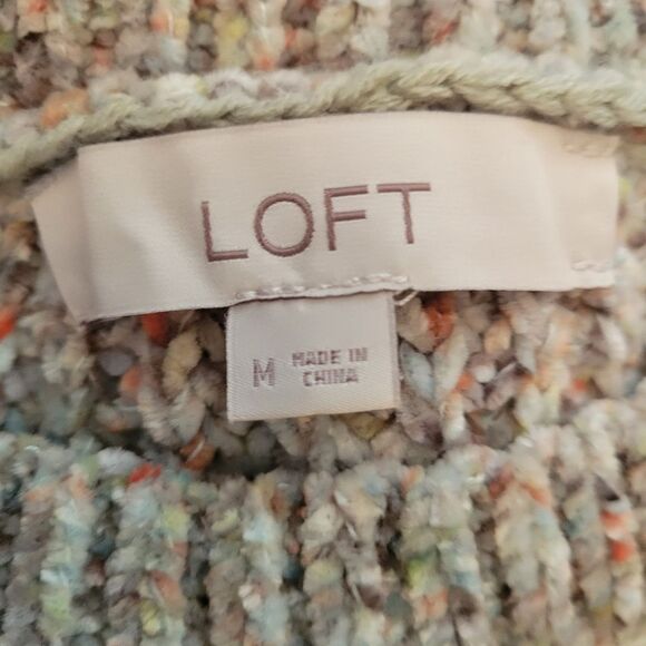 Loft multicolor sweater, size M NEW without tags - Picture 4 of 5